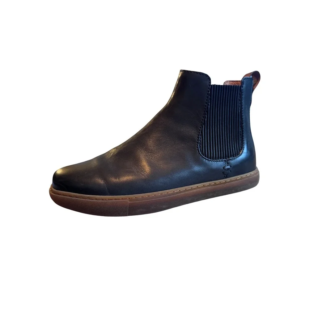 Gentle Souls by Kenneth Cole Black Leather Chelsea Boots Mens 8 Medium Width